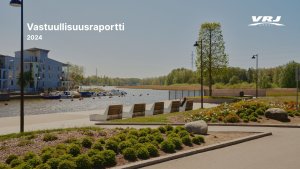 VRJ Etelä-Suomi Oy vastuullisuusraportti 2024 julkaistu