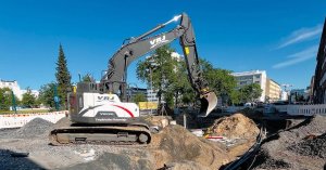 Oulussa katujen saneeraustöitä keskustassa ja Taskisenperällä