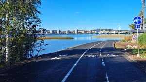 VRJ sai valmiiksi Jyväskylän Rantaraitin levennetyn osuuden